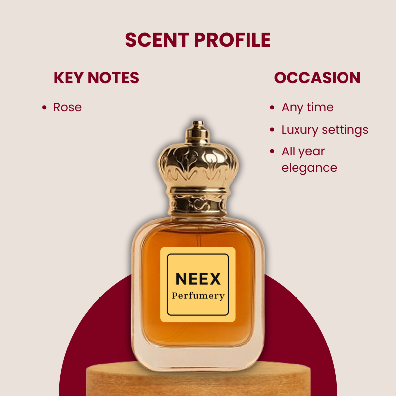 Luxury fragrance with Bulgarian rose – soft & elegant
