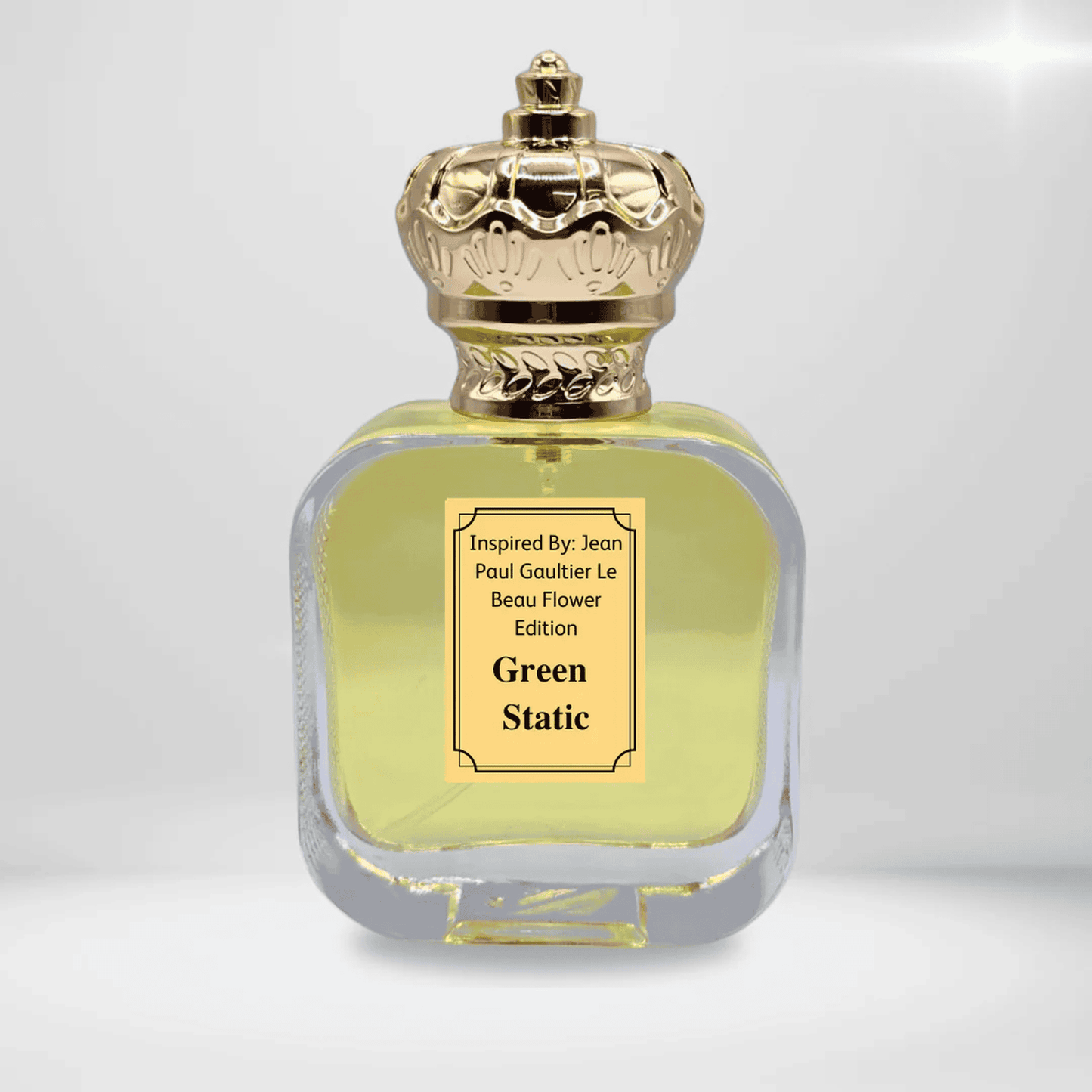 NEEX Green Static perfume bottle – inspired by Le Beau Flower Edition