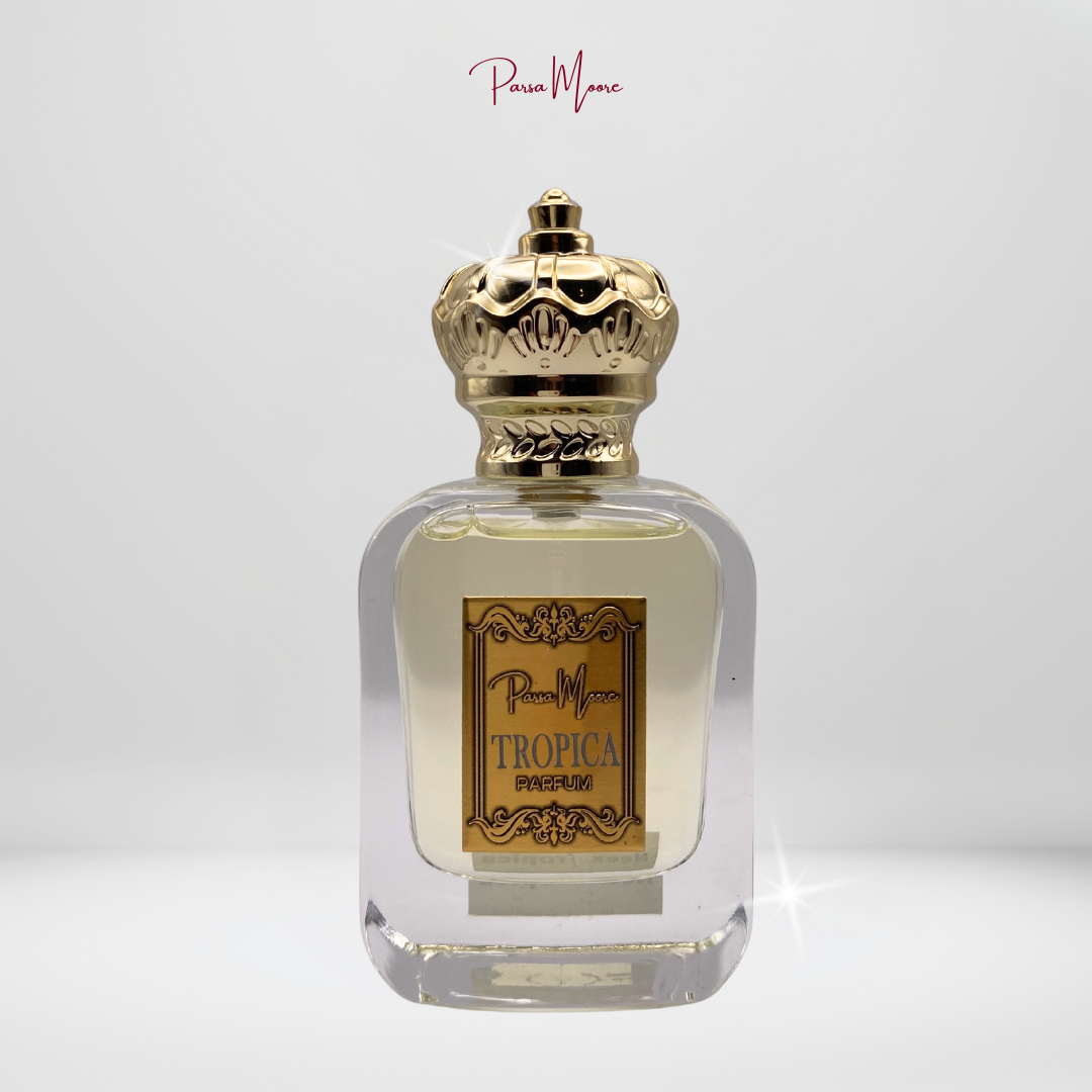 NEEX Tropica perfume bottle – original creation by Parsa Moore