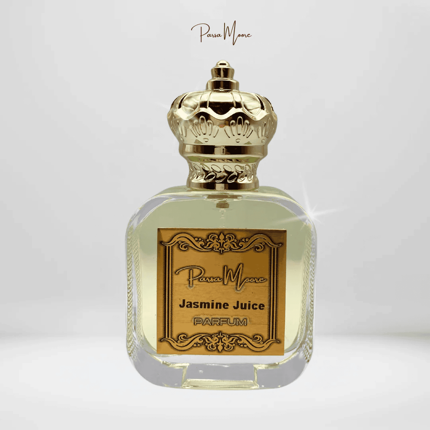 NEEX Jasmine Juice perfume bottle – created by Parsa Moore