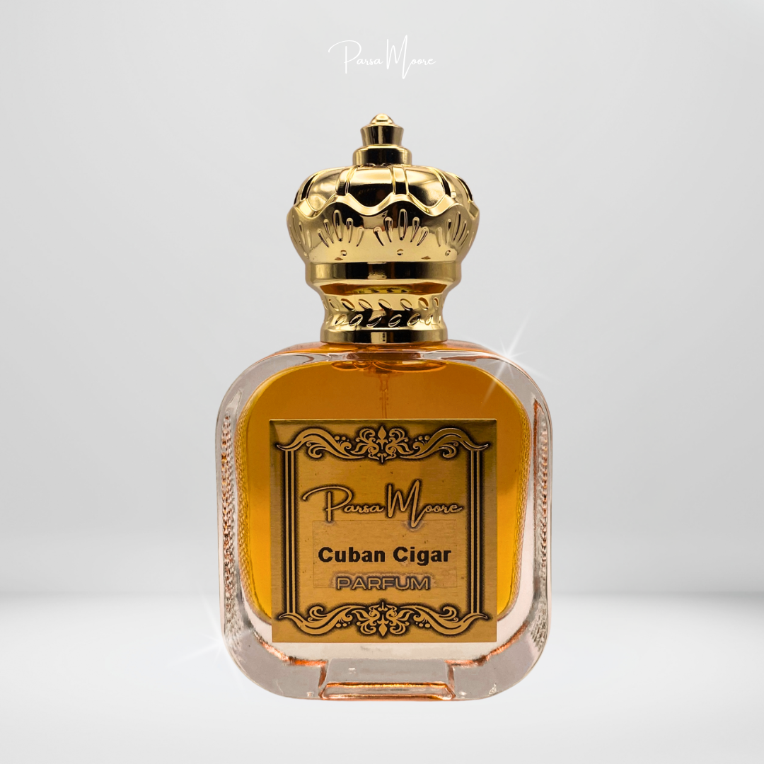NEEX Cuban Cigar perfume bottle – created by Parsa Moore