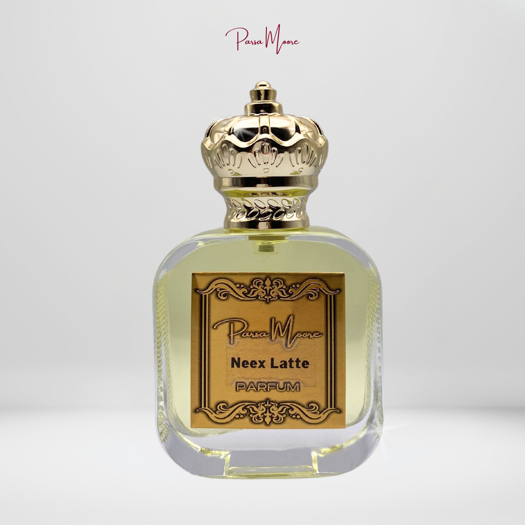 NEEX Latte perfume bottle – coffee and chocolate fragrance