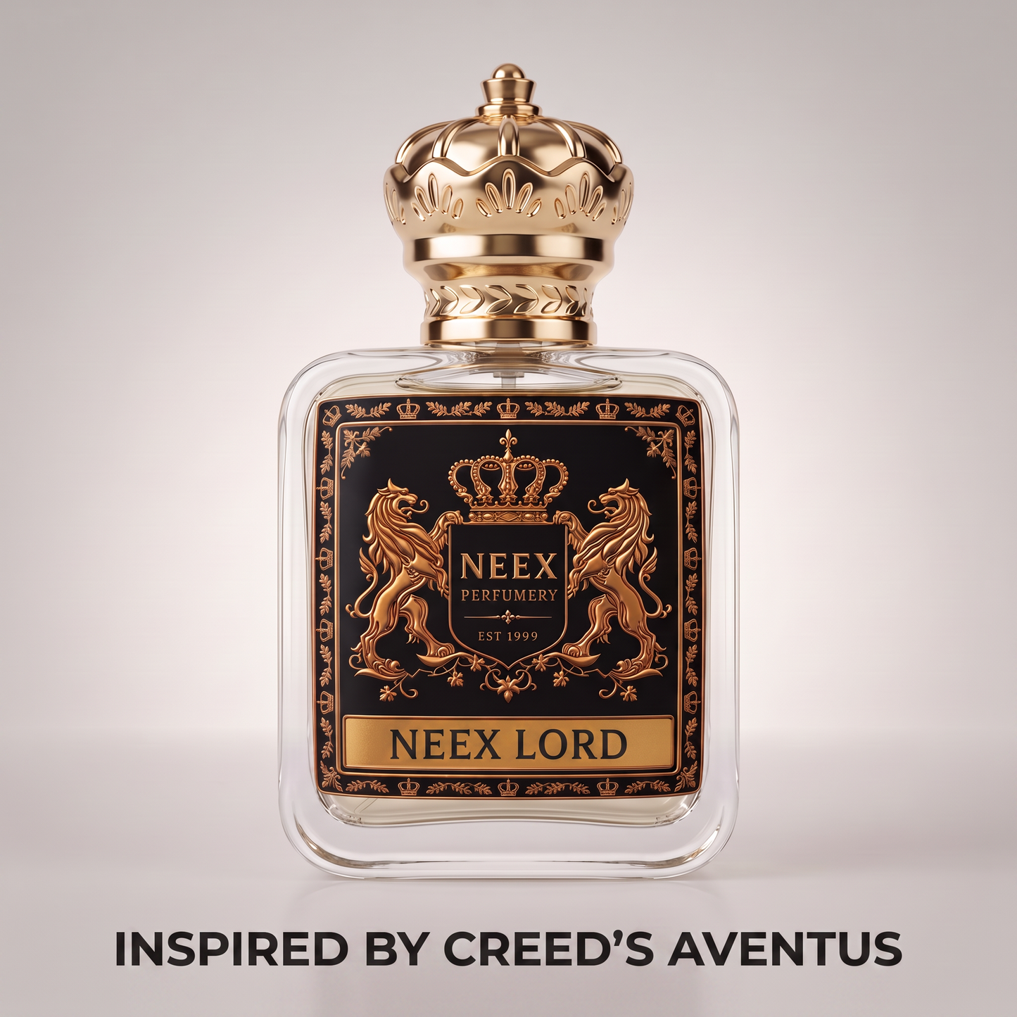 NEEX Lord – Inspired by Creed Aventus. Fruity top notes, smoky heart, and refined base. Confident, charismatic & made for all seasons.