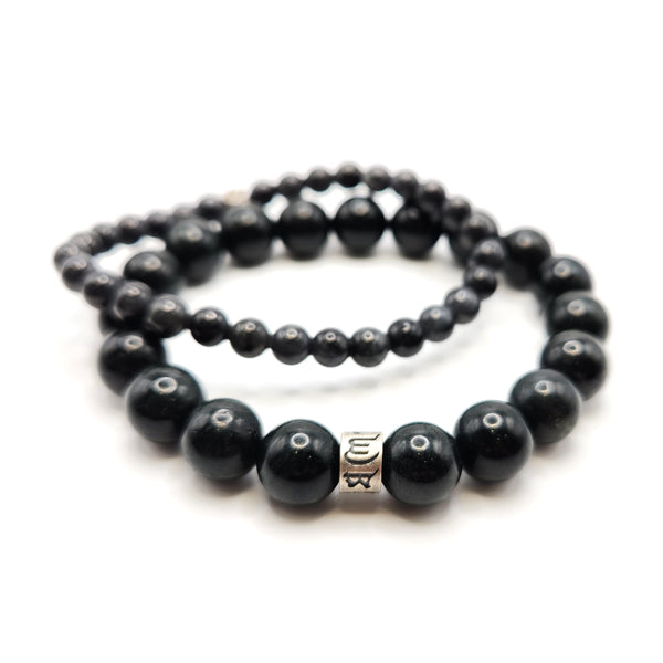 black jade, jade, fortune, crystal bracelet, black bracelet, healing bracelet, NEEX, 