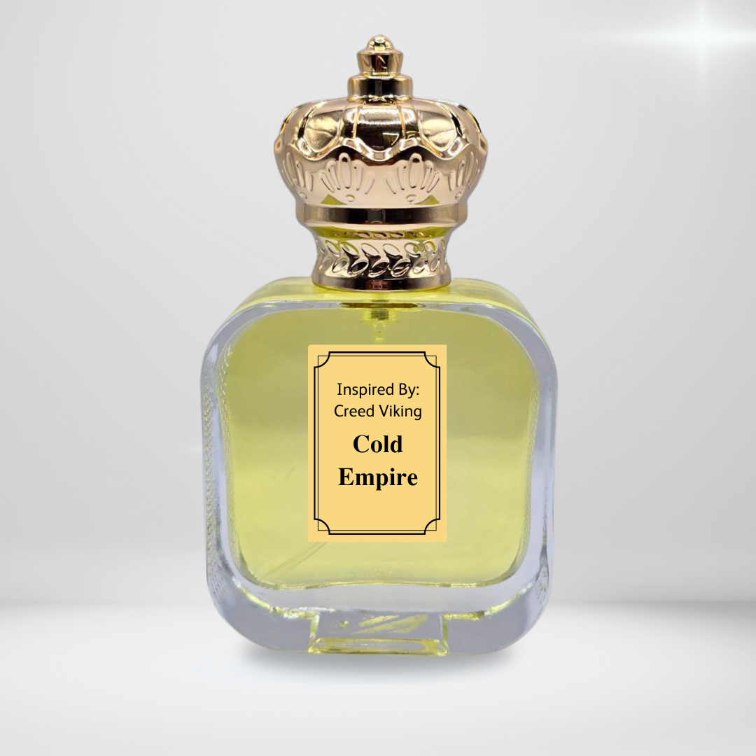 Cold Empire perfume bottle – inspired by Creed Viking

