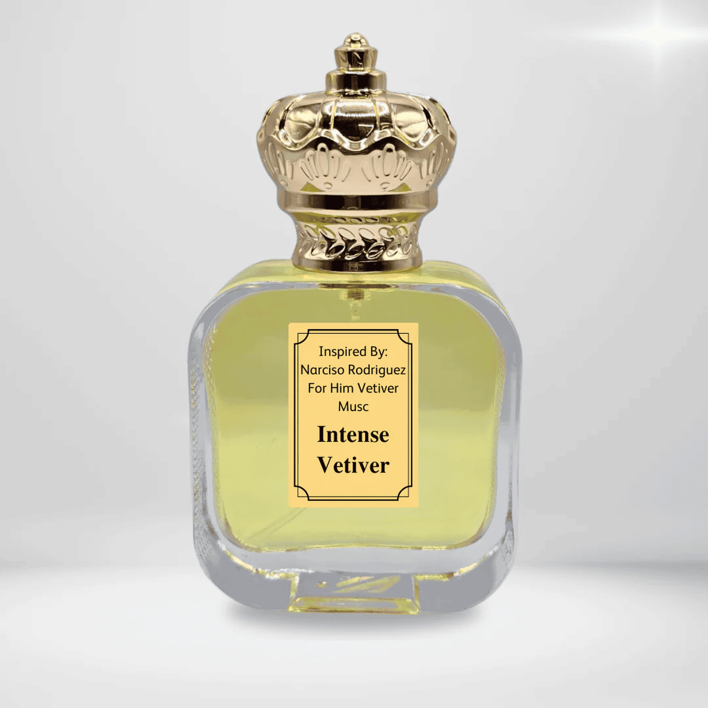 Intense Vetiver perfume bottle – inspired by Vetiver Musc
