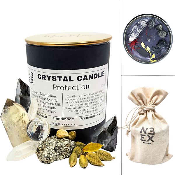 Protection Ctystal Candle, NEEX Store in Fairview Mall, Soy wax