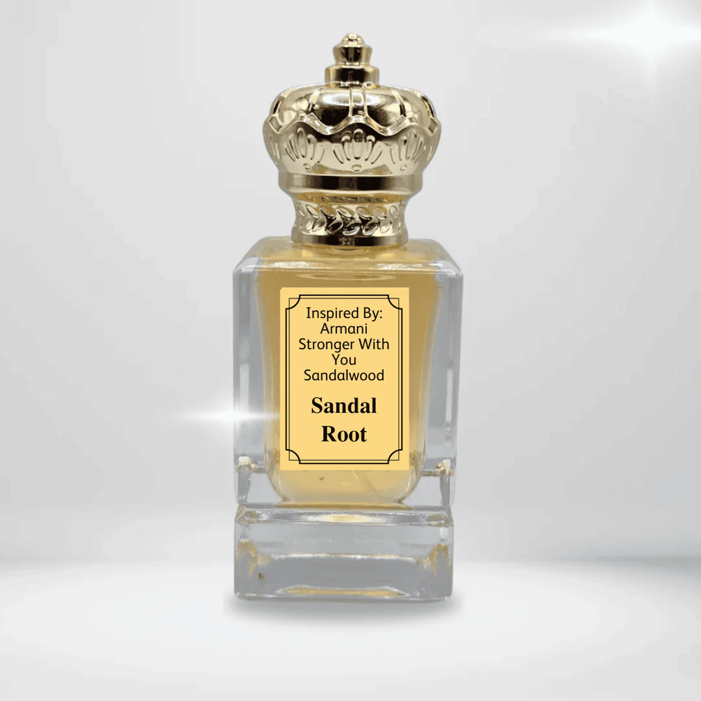 Sandal Root perfume bottle – inspired by Stronger With You Sandalwood