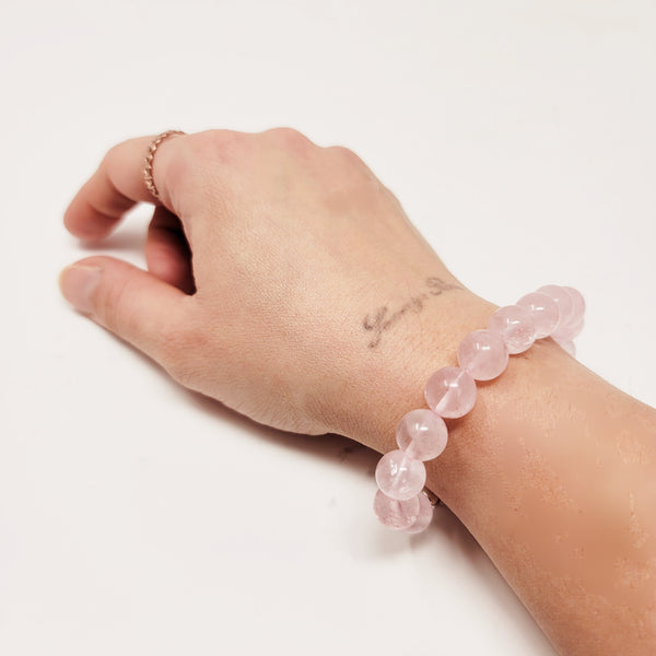 rose quartz, bracelet, love